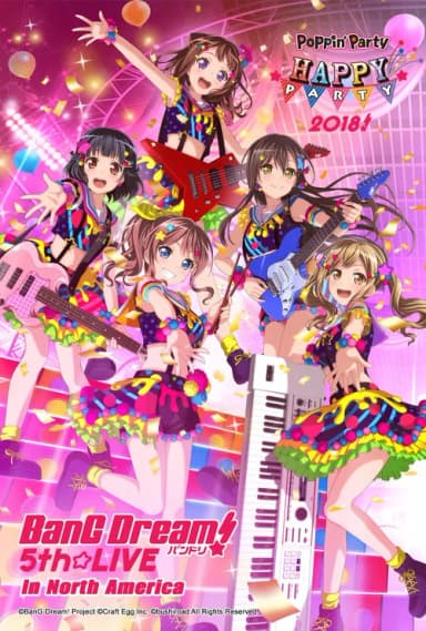 BanG Dream! 5th☆LIVE Day1：Poppin'Party HAPPY PARTY 2018!
