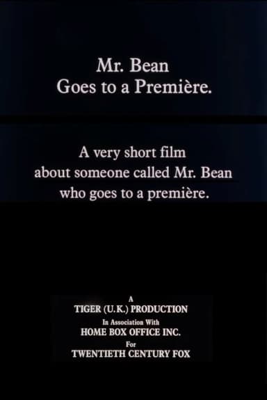 Mr. Bean Goes to a Première